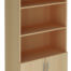 Bureau Armoires en bois, 2 portes 4 étagères