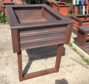 potagères/jardinières en plastique recyclé jardipote