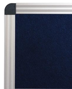 Panneau d'expo feutrine bleue_anod8