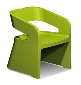 Fauteuil accueil en polyéthylène