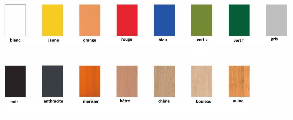 couleur bois NELI