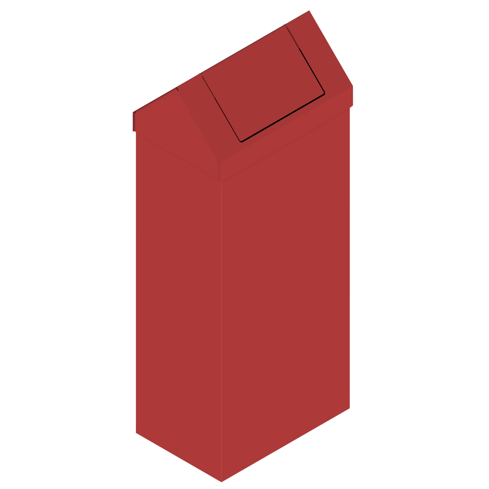 Poubelle métallique BIG TOIT 120L