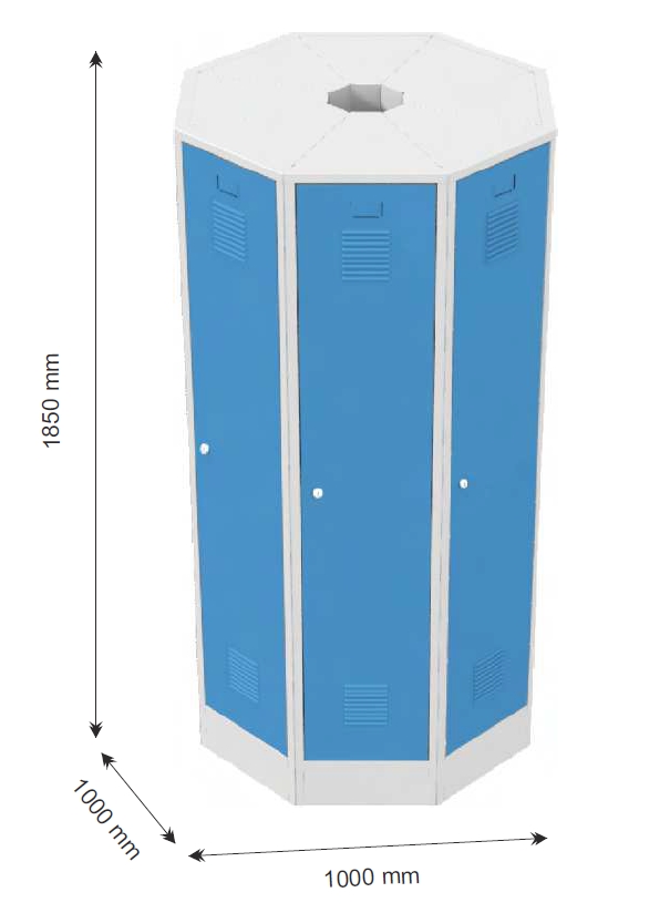 Armoire vestiaire circulaire