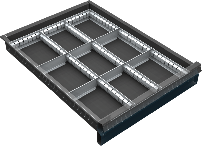 Tiroirs: cloisonnement intérieur VND