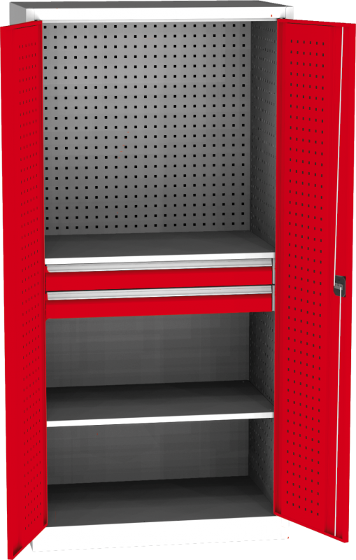 Armoires: H1950/950/600 mm 2 étagères   2 tiroirs