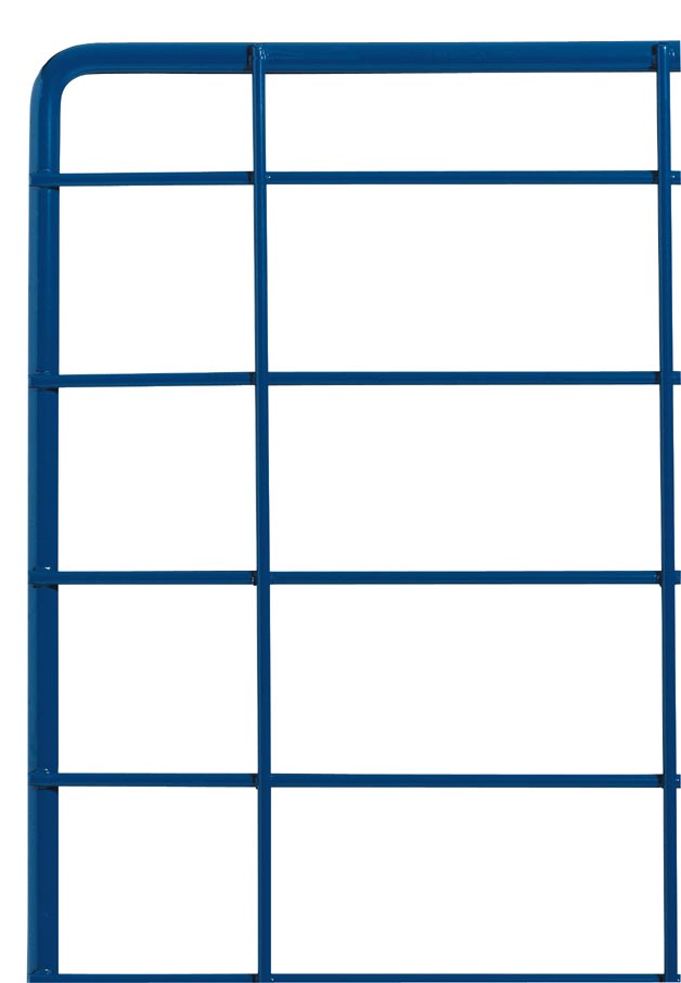 Grille d'affichage bleu