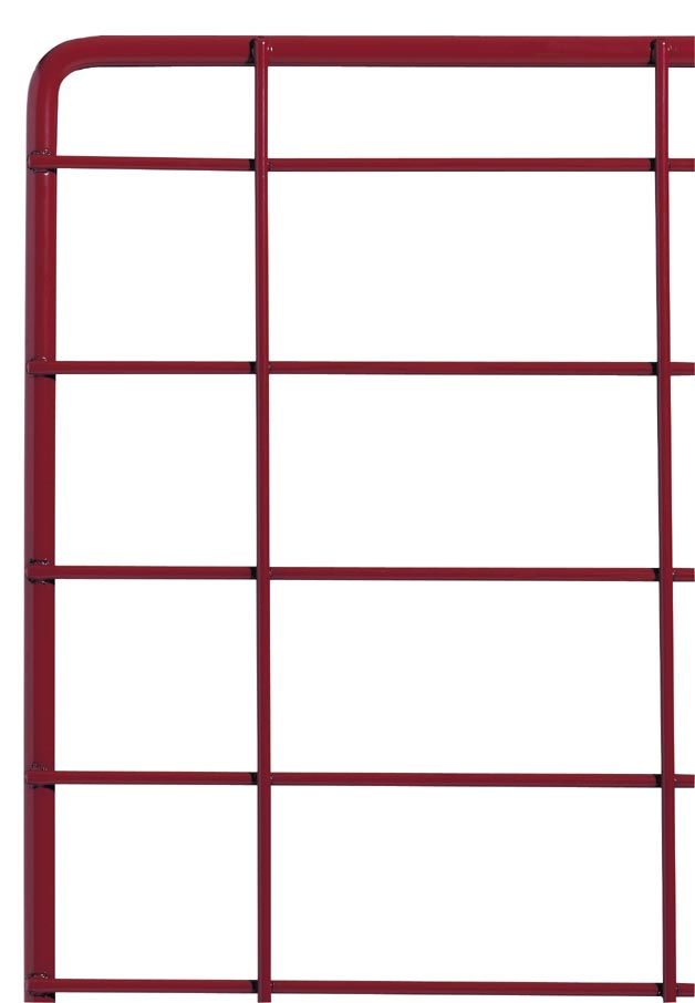 Grille d'affichage rouge