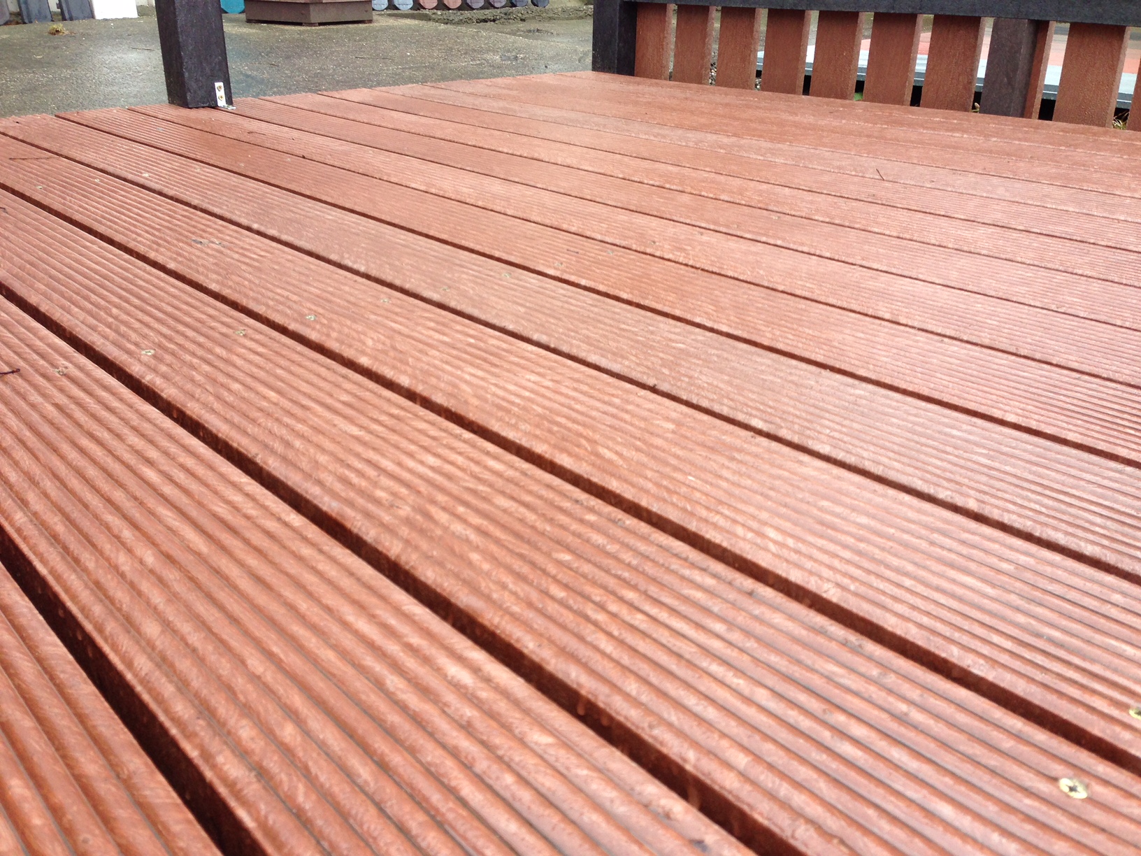 Planches de terrasse en plastique recyclé
