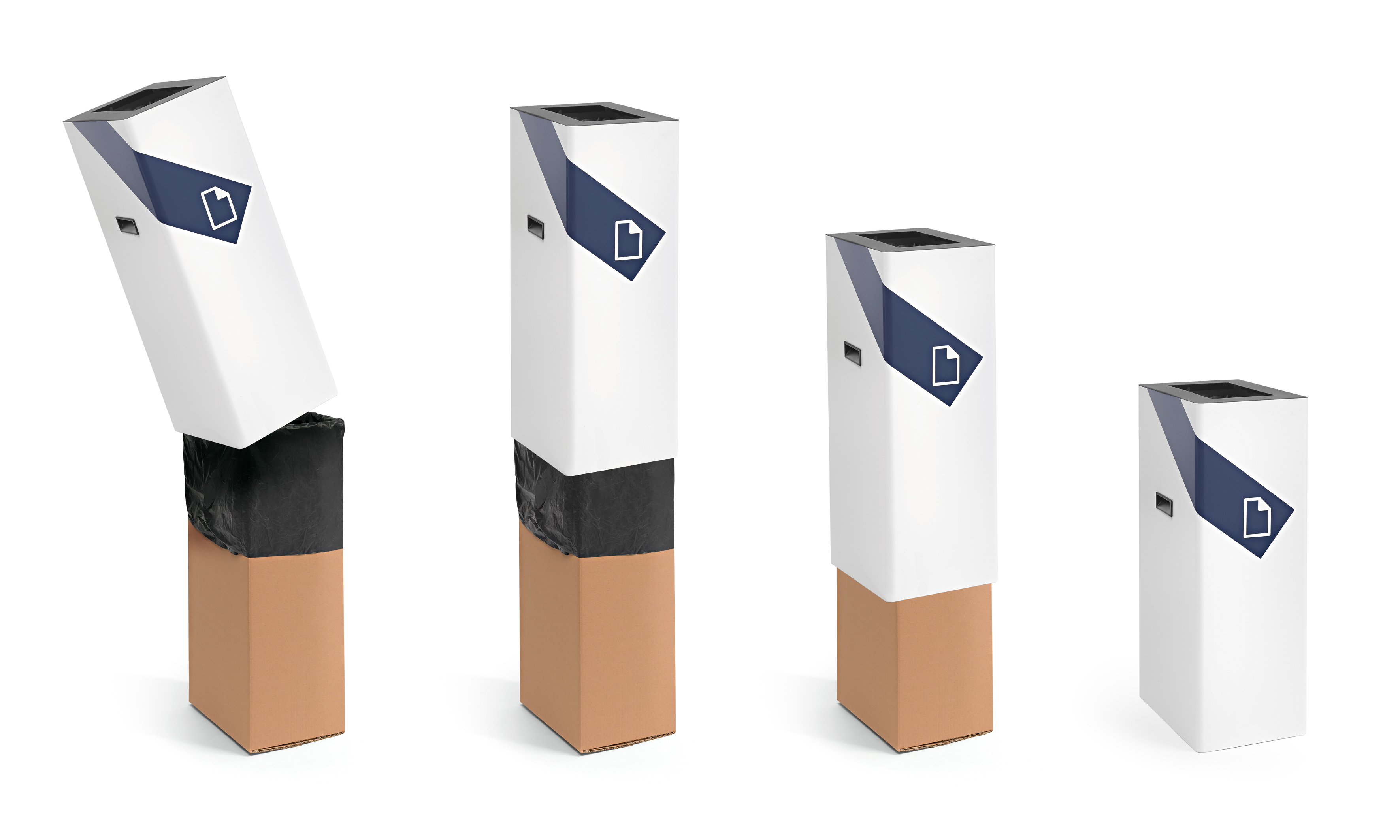 Corbeille/conteneur de recyclage BASILEA