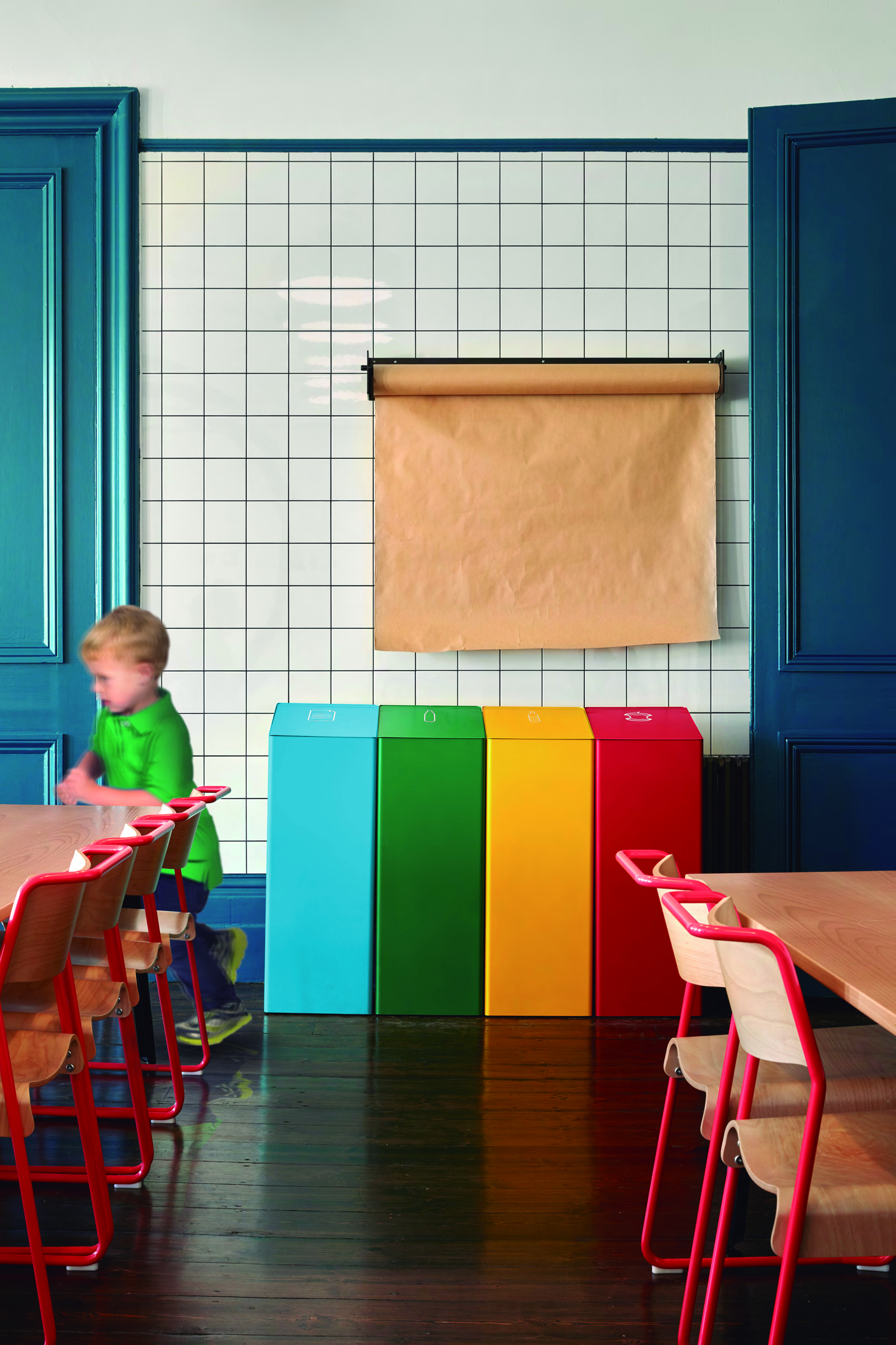 Corbeille/conteneur de recyclage BERNA