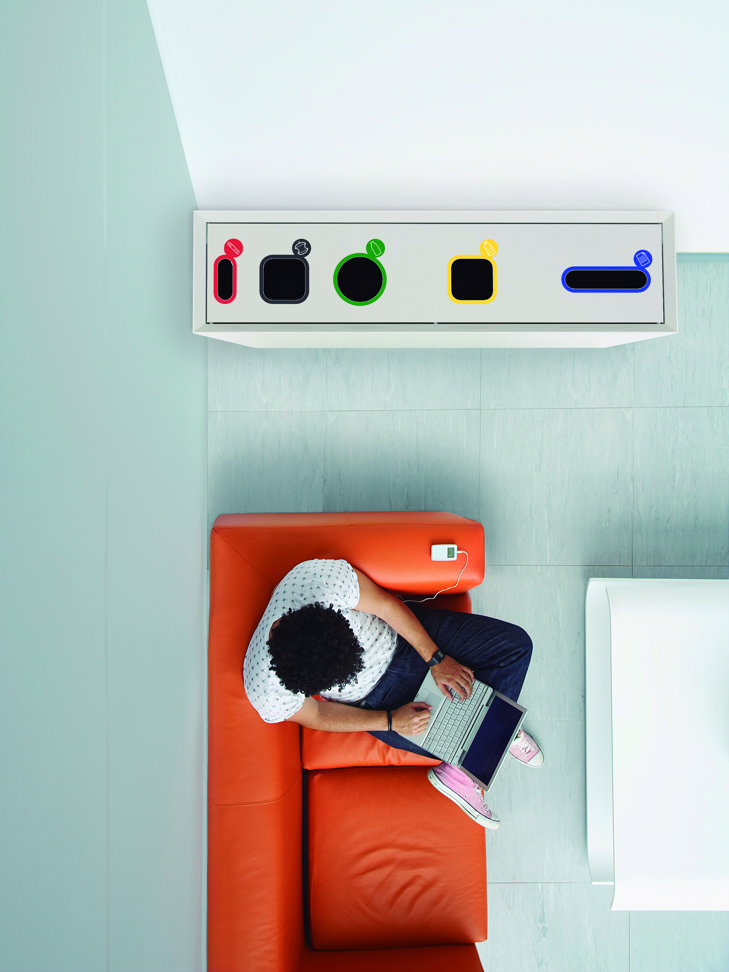 Corbeille de recyclage ZELL