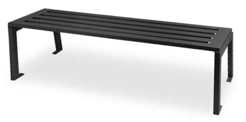 banc d'extérieur en acier