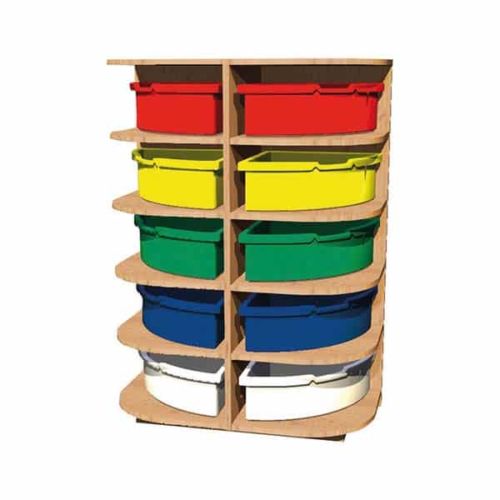 Armoire Honico-class demi-ronde avec 10 bac