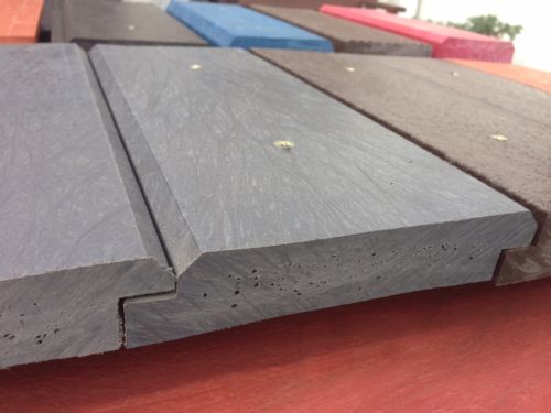 Planches de bardage en plastique recyclé