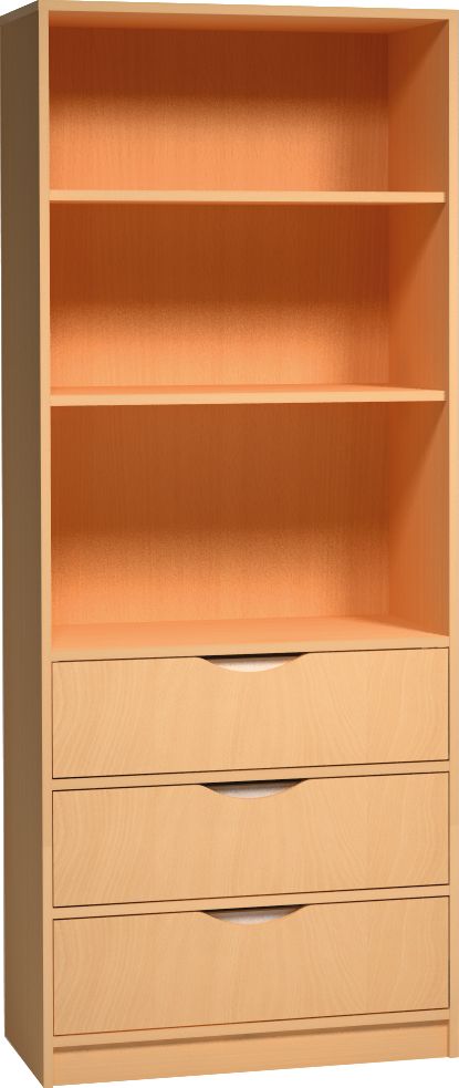 Armoire Honico Class 3 tiroirs 3 étagères 