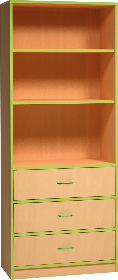 Armoire Honico Class 3 tiroirs 3 étagères 