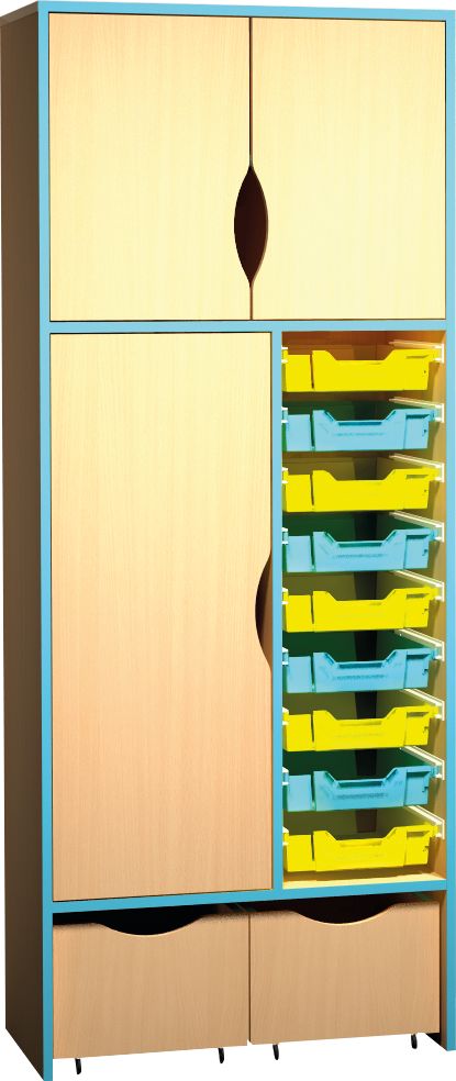 Armoire Honico Class 3 portes+2 caissons+18 glissières H187