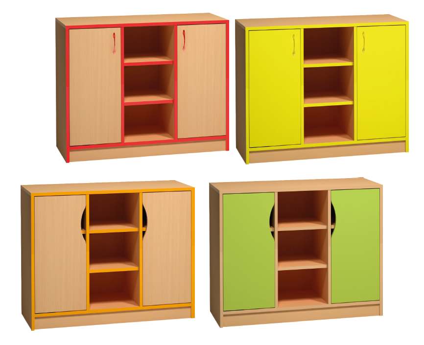 0L447 Armoire Honico Class 2 portes+3 niches