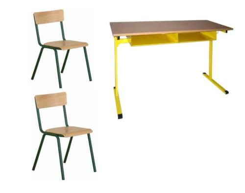 SET 1 table avec 2 chaises