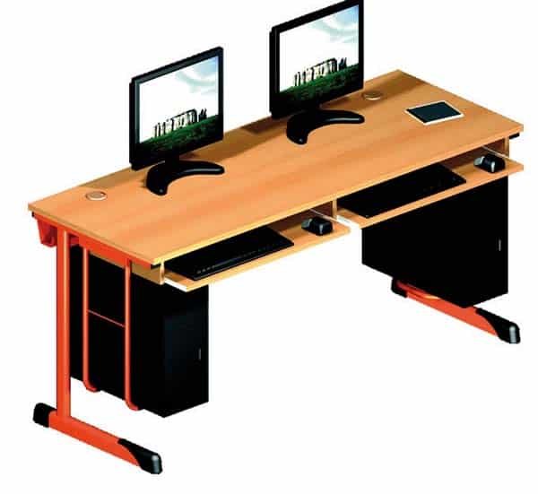 37054 Table informatique 2 places