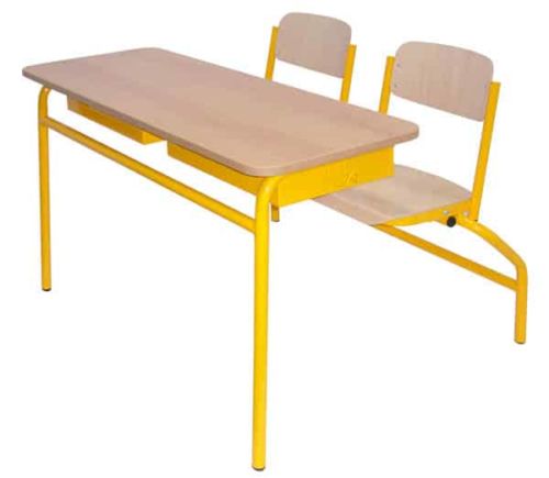 Table et chaises attenantes PACK 2 Stratifié,
