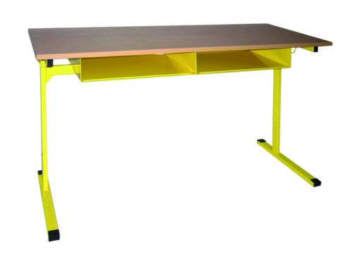 Table «TAU » 2 places avec casiers et crochets