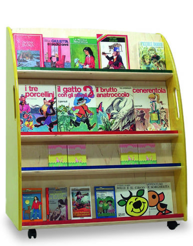 Bibliothèques BOIS Biface présentoir/étagères