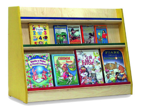 Bibliothèques BOIS Biface présentoir/étagères FIOCCO