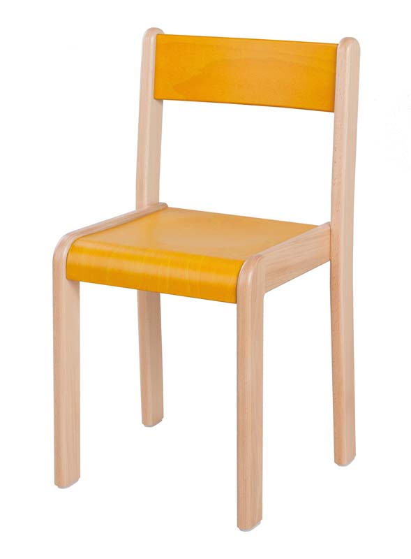 610(H)00 Chaises en bois massif H 18 ou 22 cm couleur