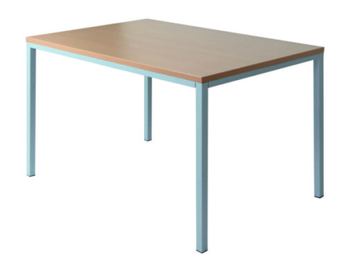 table stratifiée, pieds en acier