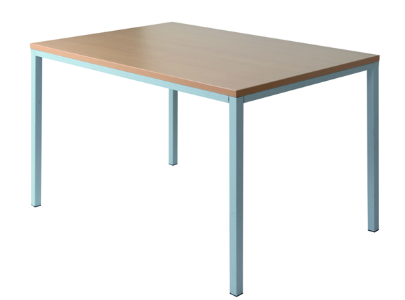 Table LOKI table stratifiée, pieds en acier