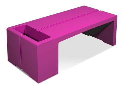 table basse en polyéthylène