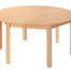 Table en bois massif ronde 120 cm