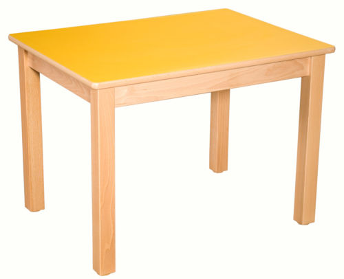 Table en bois massif 60 x 60 cm