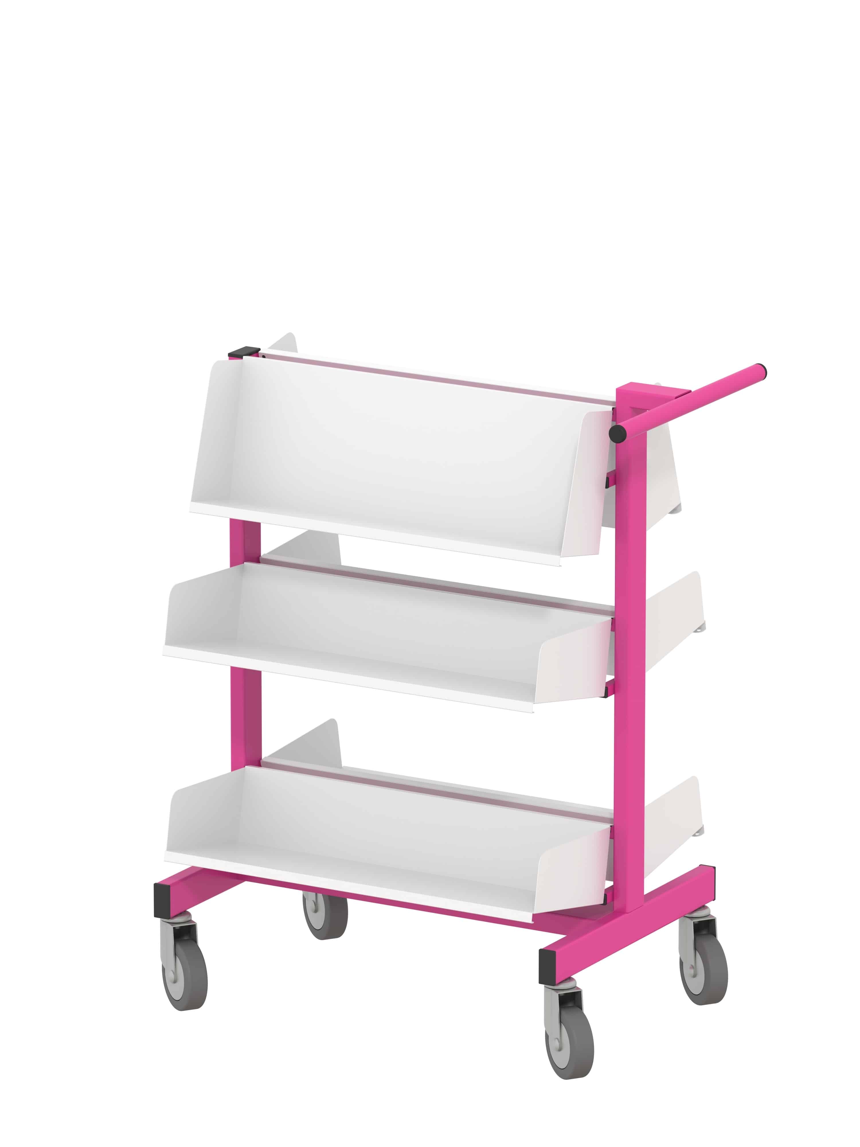 dwc000001 Chariot présentoir métallique