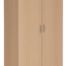 Bureau Armoires en bois, 2 portes battantes