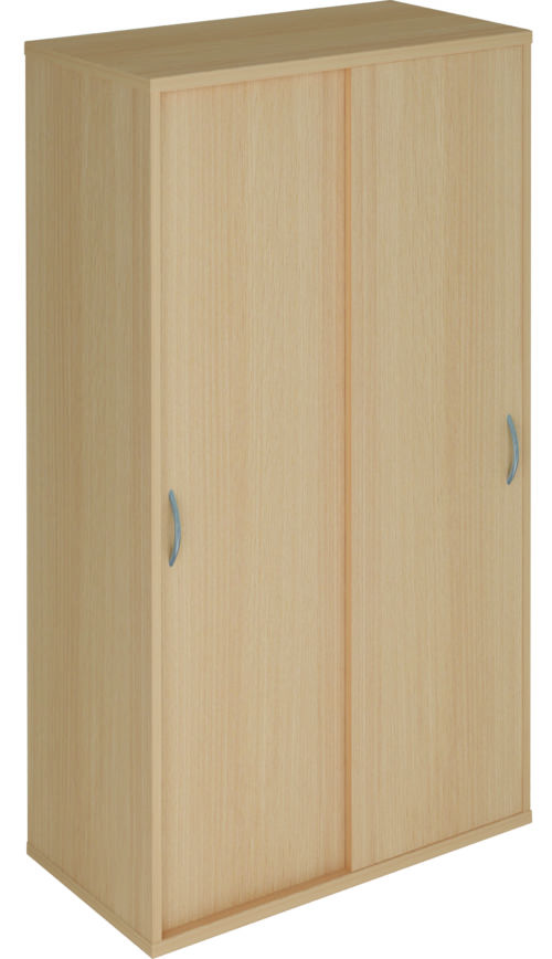 Bureau Armoires en bois, 2 portes coulissantes