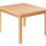 Table en bois massif 80 x 80 cm