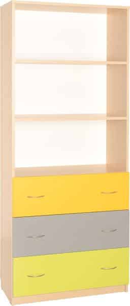 Armoires Honico Plus 3 tiroirs + 3 étagères