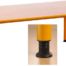Table piétemenet soudé. Structure sous le plateau 40/20 mm. Pieds diamètre 50 mm, embouts entrant en polyamide, en forme vis qui régle la hauteur de la table de 46 - 59 cm. Couleur piètement selon nuancier. Plateau en mélaminé 22 mm d'épaisseur, chant anti choc en PVC 3 mm d'épaisseur intégré dans latablette, angles arrondis. Antitache et anti-rayure. Fixation de la tablette par les inserts - solidité et durabilité. Livré monté. Produit EU 