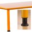 Table DOMINO, trapèze hauteur réglable