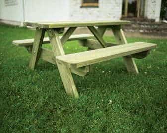 Table pique-nique enfants (bois) ECONOMY