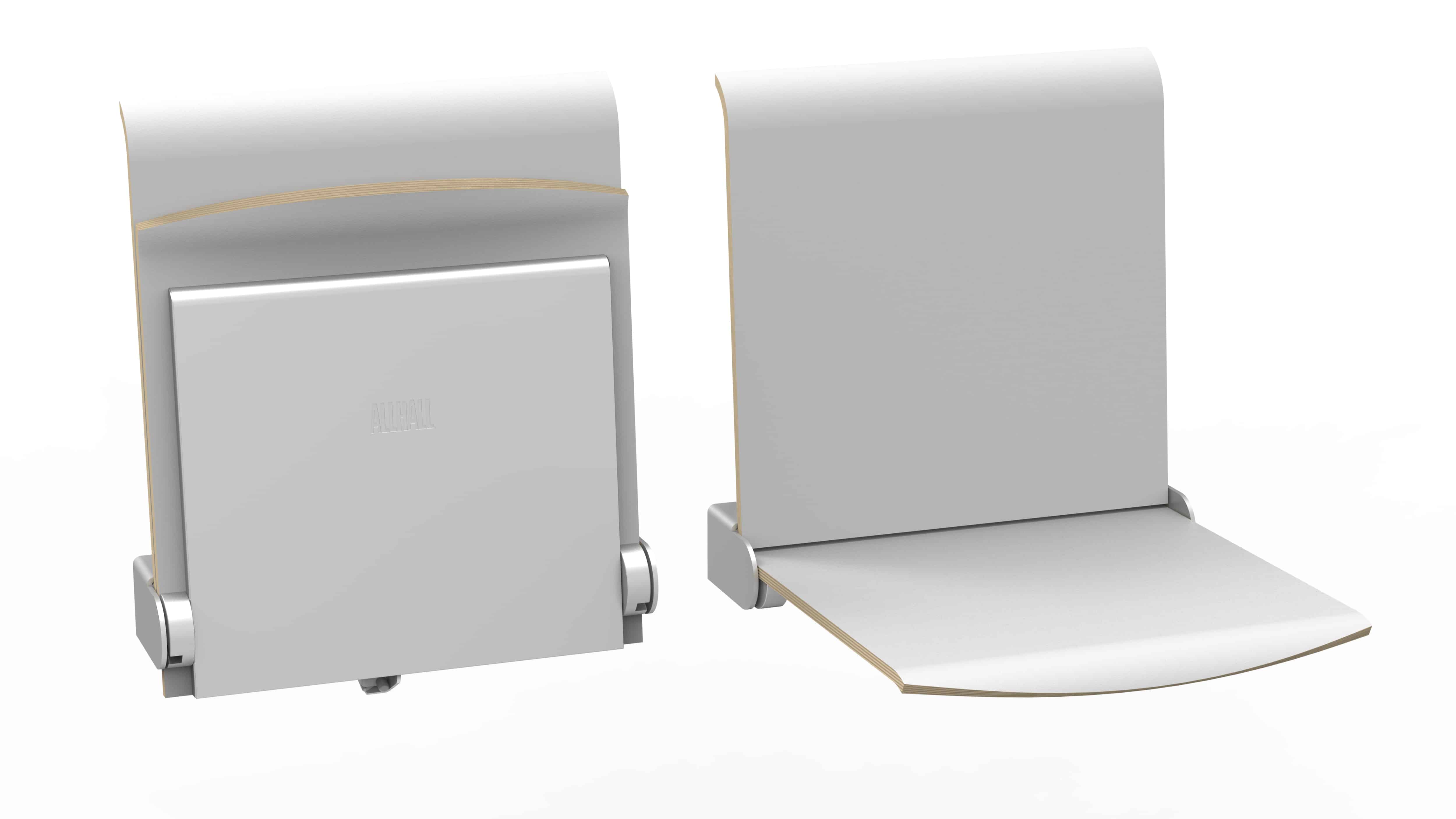 Siège strapontin mural avec dossier