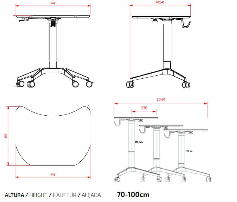 Table multiusage MOON
