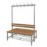 Banc vestiaire double face