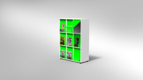 Armoires de la bibliothèque